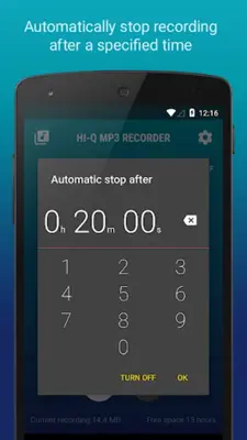 Hi-Q MP3 Rec (Free) android App screenshot 4